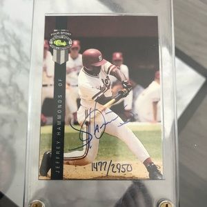 1477/2950 Jeffrey hanmonds signed card